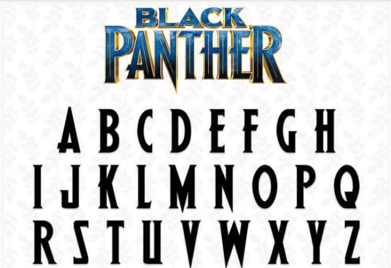 font-Black-Panther-1 The Black Panther Logo History, Colors, Font, and Meaning