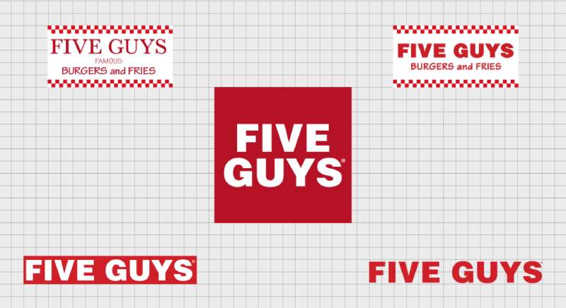 logo-history-2 The Five Guys Logo History, Colors, Font, and Meaning