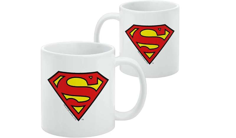 mugs-1 The Superman Logo History, Colors, Font, and Meaning