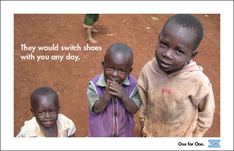 20-26 TOMS Ads: One for One, Step with Purpose
