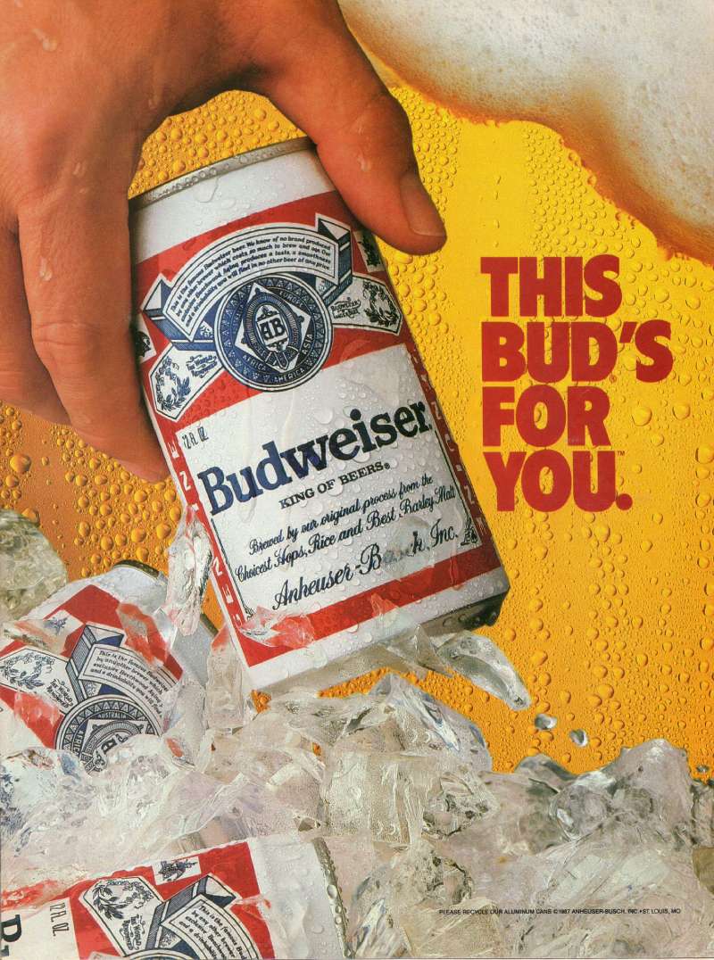 6-19 Budweiser Ads: King of Beers, Celebrate the Great Moments