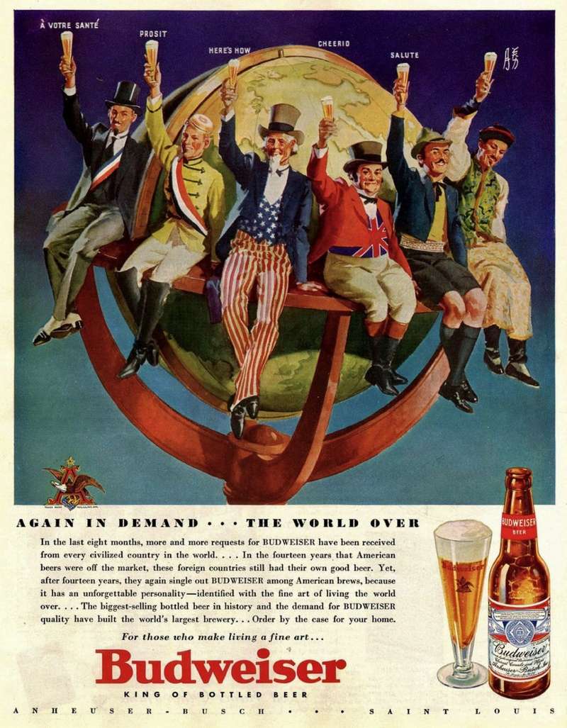 7-20 Budweiser Ads: King of Beers, Celebrate the Great Moments