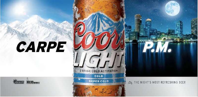 9-16 Coors Light Ads: Refreshing Moments, Crisp Taste
