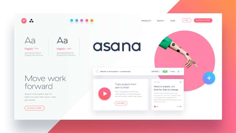 Asana-brand-identity The Asana font: What font does Asana use?