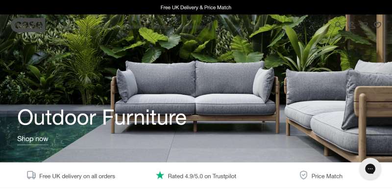 CASE-FURNITURE Inspiration For Furniture Website Design: 14 Sites