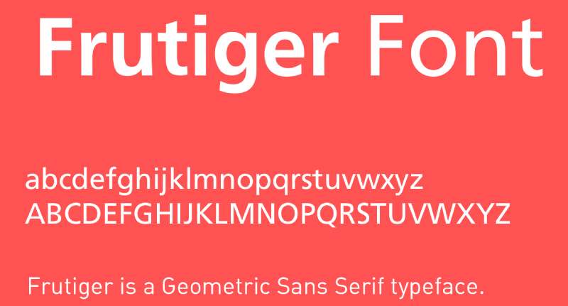 Frutiger-font-1-1-1 Professional Typography: The 20 Best Fonts for Professional Documents