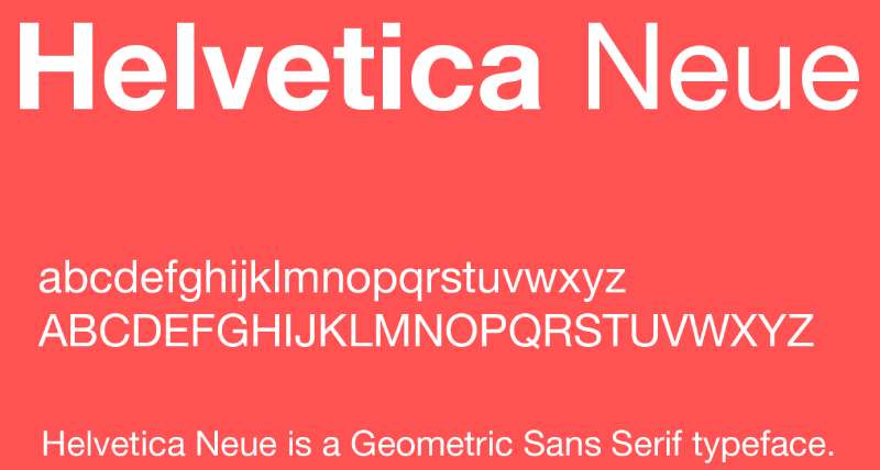 Helvetica-Neue-1 The Tumblr font: What font does Tumblr use?