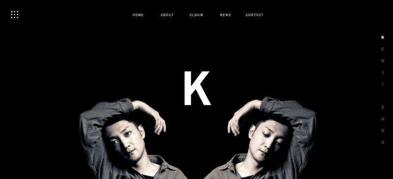 KENJI-EDO Awesome Examples Of Websites For Singers