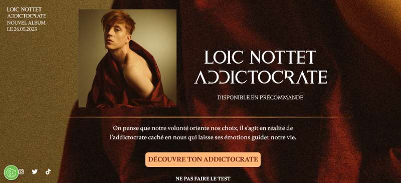 Loic-Nottet Awesome Examples Of Websites For Singers