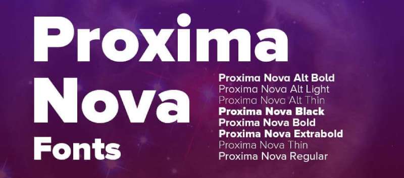 Proxima-Nova-1 Photoshop Font Picks: The 29 Best Fonts for Photoshop