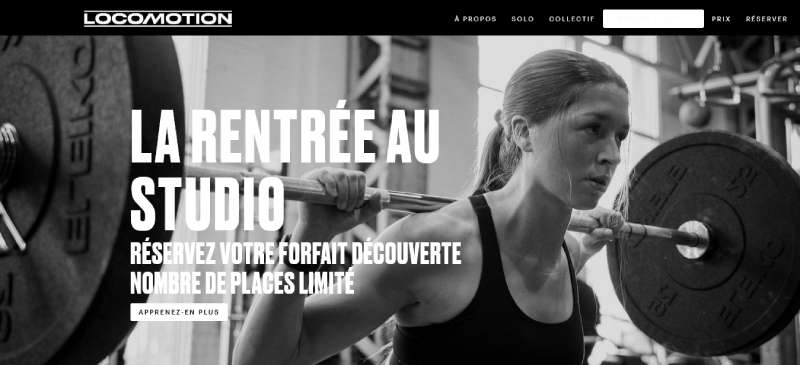 STUDIO-ATHLETIQUE-LOCOMOTION Examples of Great Gym Websites to Inspire You