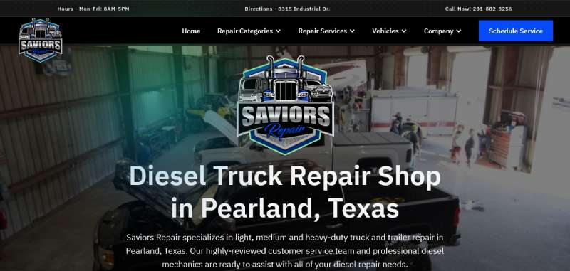 Saviors-Repair 16 Auto Repair Website Design Exampless that Turn Heads
