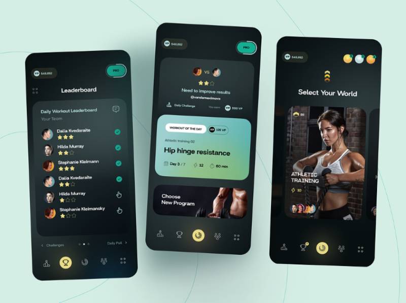 Showcasing Exciting Sports App Design Examples
