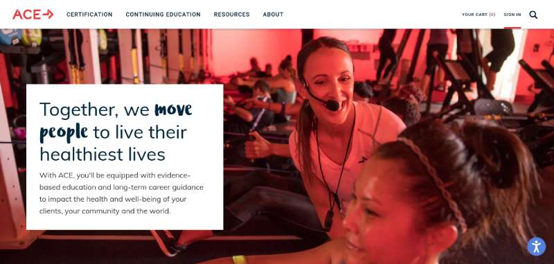ACE-Fitness 27 Fitness Website Design Examples to Get Your Pulse Racing