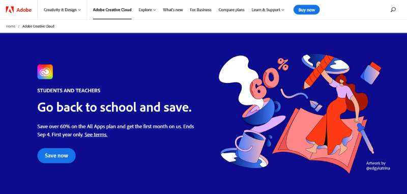 Adobe-Creative-Cloud 29 Subscription Website Design Examples To See