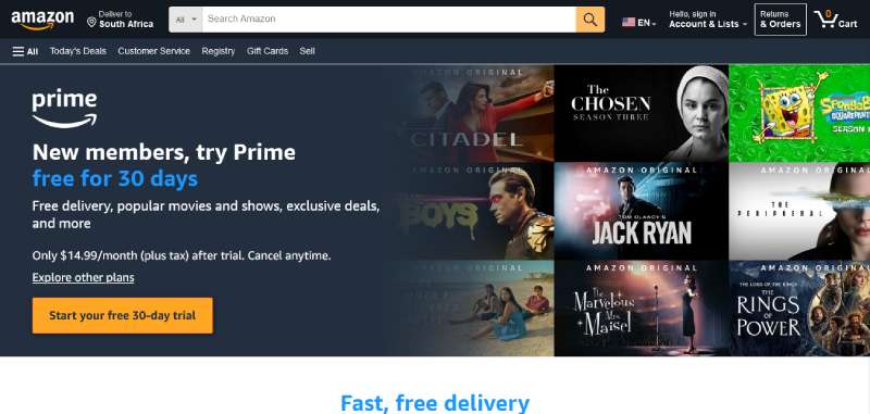 Amazon-Prime 29 Subscription Website Design Examples To See