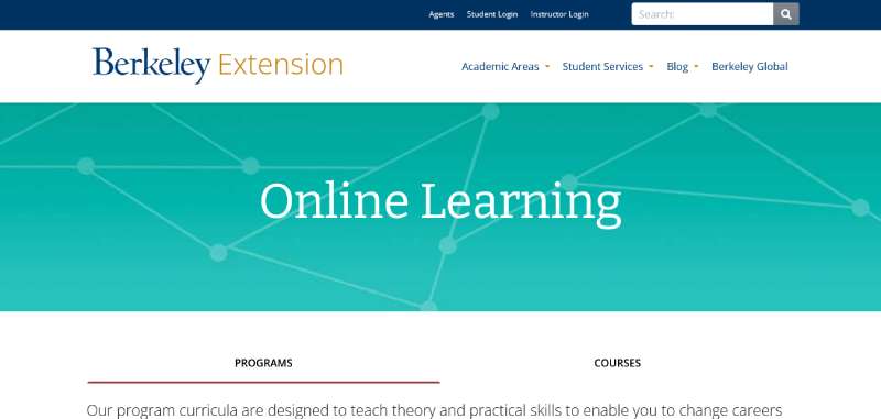 Berkeley-Online Education Website Design: 27 Great Examples