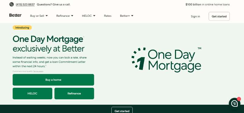 Better-Mortgage 18 Mortgage Broker Website Design Examples that Seal the Deal