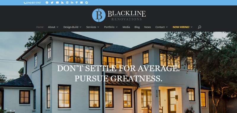 Blackline-Renovations 22 Contractor Website Design Examples that Build Trust
