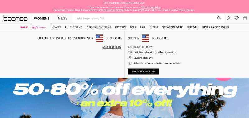 Boohoo 29 Top Fashion Website Design Examples to Inspire Your Creativity