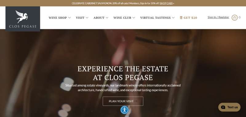 Clos-Pegase-Winery 25 Winery Website Design Examples to Toast To