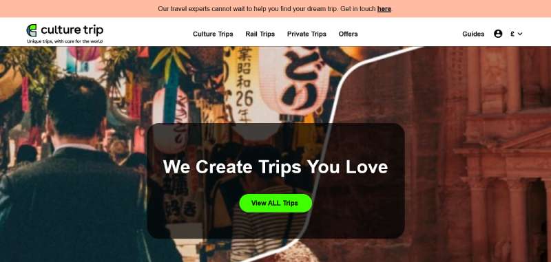 Culture-Trip The 29 Best Tourism Website Design Examples to Inspire Travel