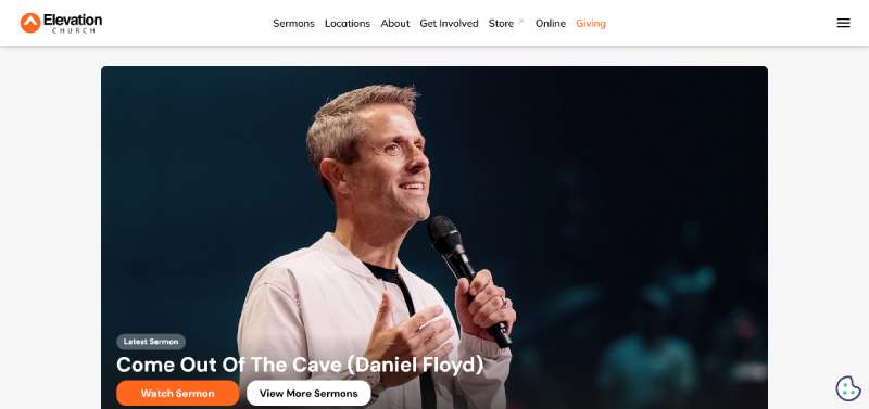 Elevation-Church 22 Church Website Design Examples To Check Out
