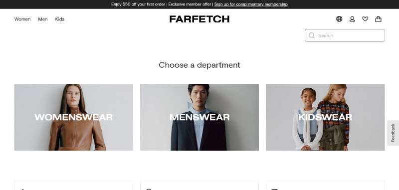 Farfetch 29 Top Fashion Website Design Examples to Inspire Your Creativity