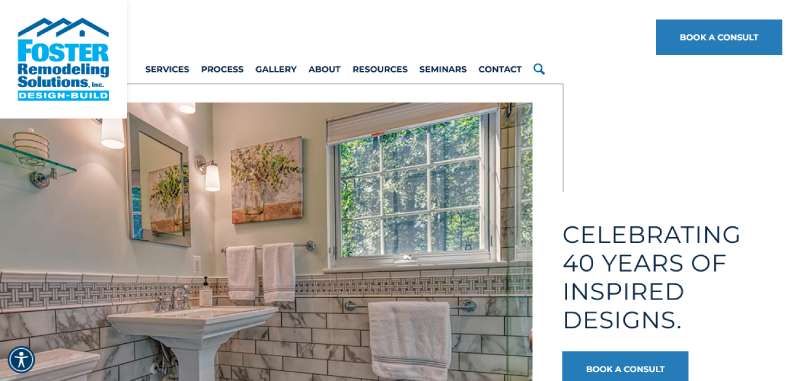 Foster-Remodeling-Solutions 22 Contractor Website Design Examples that Build Trust