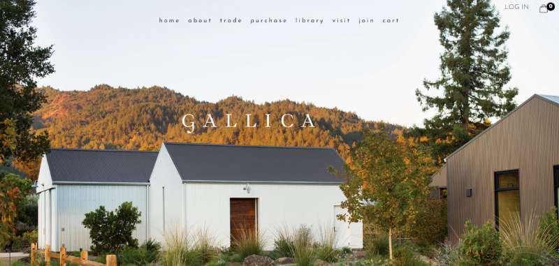 Gallica 25 Winery Website Design Examples to Toast To