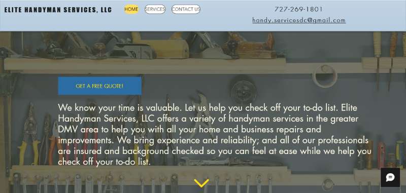 Handyman-Services-in-DC Handyman Website Design Inspiration: 14 Examples