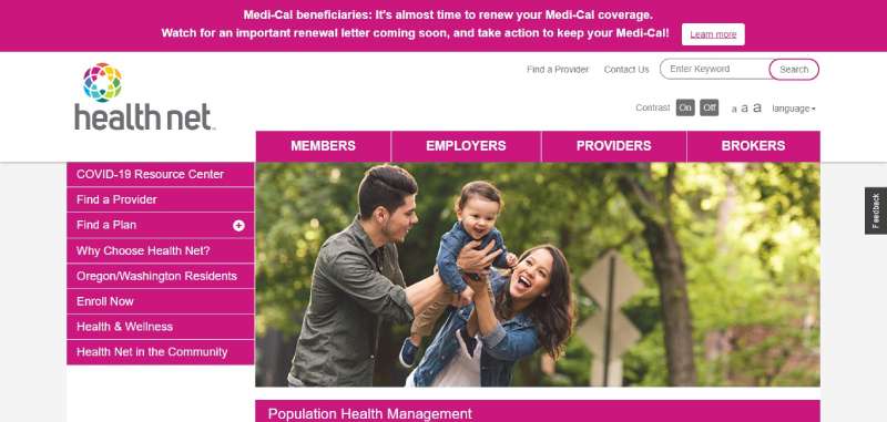 Health-Net Insurance Website Design: 25 Trust-Building Designs