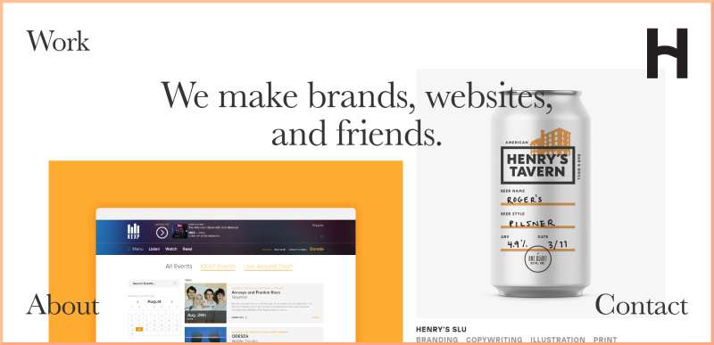 Hum-Creative Design Agency Website Design: 14 Examples in Action