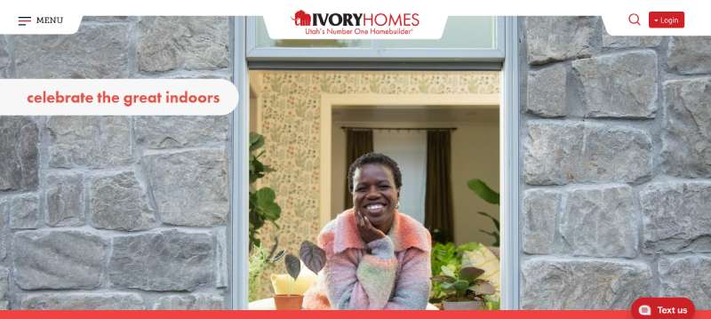 Ivory-Homes Home Builder Website Design: 22 Inspirational Examples