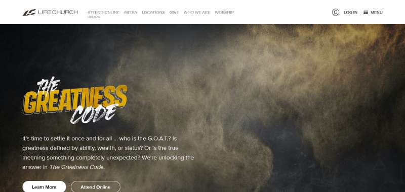 Life-Church 22 Church Website Design Examples To Check Out
