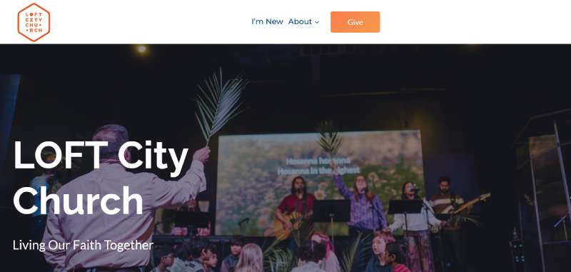 Loft-City-Church 22 Church Website Design Examples To Check Out