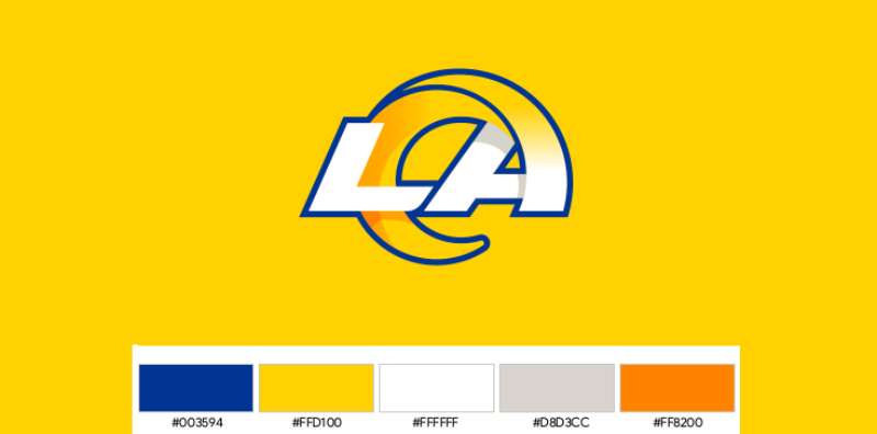 Logo-colour-6 The Los Angeles Rams Logo History, Colors, Font, and Meaning