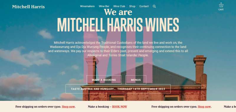 Mitchell-Harris-Wines 25 Winery Website Design Examples to Toast To