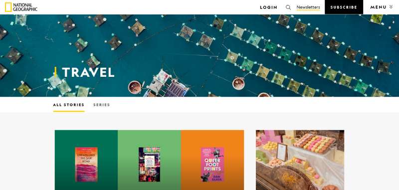 National-Geographic-Travel The 29 Best Tourism Website Design Examples to Inspire Travel