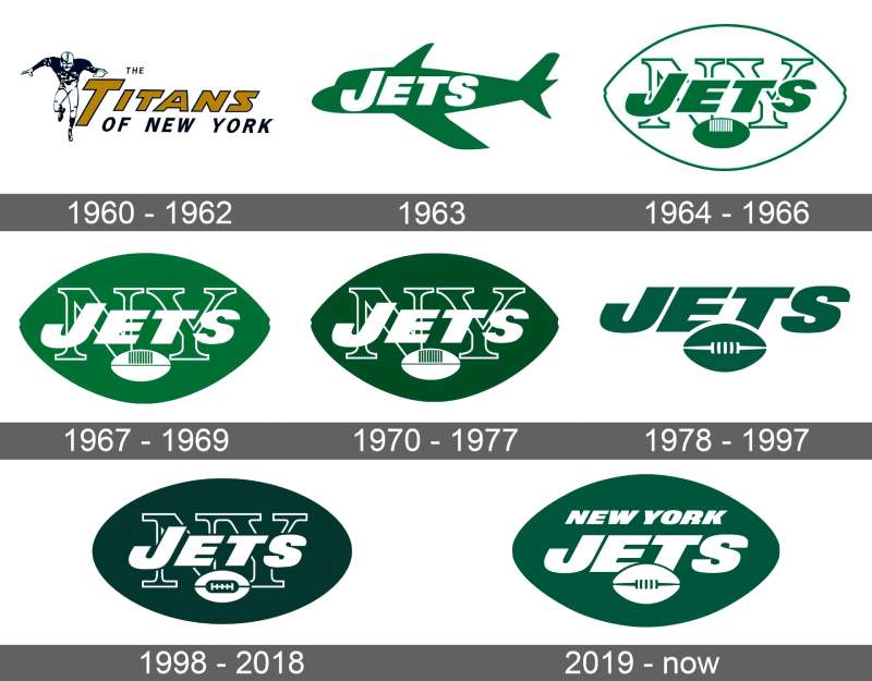 New-York-Jets-Logo-history The New York Jets Logo History, Colors, Font, and Meaning
