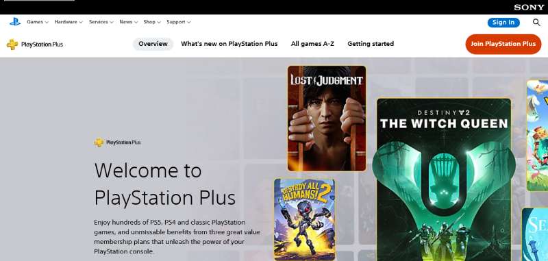 PlayStation-Plus 29 Subscription Website Design Examples To See
