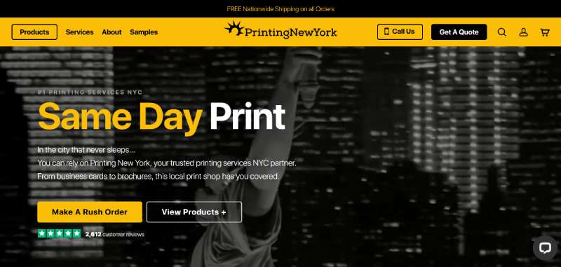 Printing-New-York WooCommerce Website Design: The 27 Best Examples