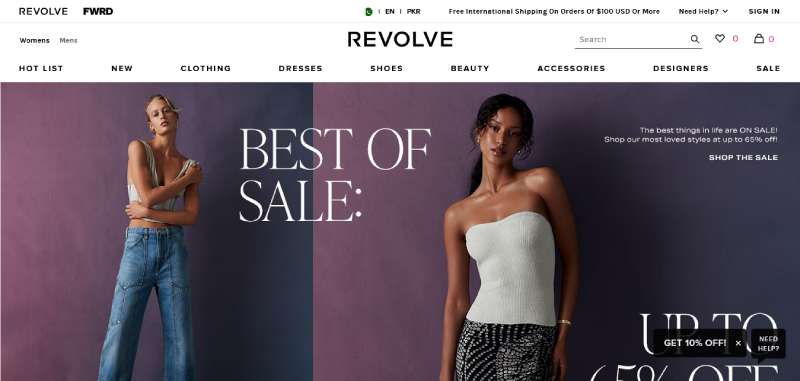 Revolve 29 Top Fashion Website Design Examples to Inspire Your Creativity