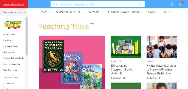 Scholastic Education Website Design: 27 Great Examples