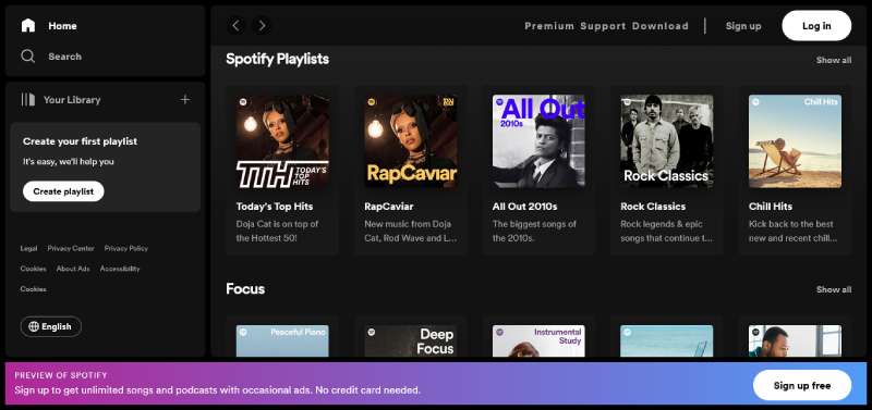 Spotify 29 Subscription Website Design Examples To See