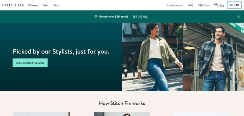 Stitch-Fix 29 Subscription Website Design Examples To See