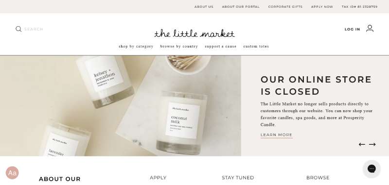 The-Little-Market 22 BigCommerce Website Design Examples To Inspire You