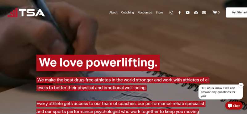 The-Strength-Athlete 18 Personal Trainer Website Design Examples to Inspire You