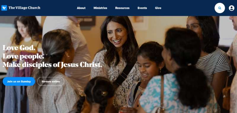 The-Village-Church 22 Church Website Design Examples To Check Out