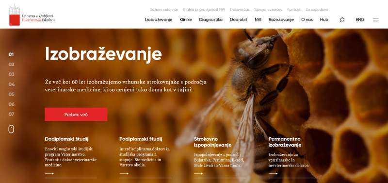 Veterinarska-Fakulteta Best Veterinary Websites: Designs to Check Out